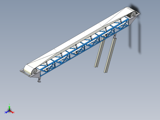 correia completa皮带输送机3D图纸 IGS格式