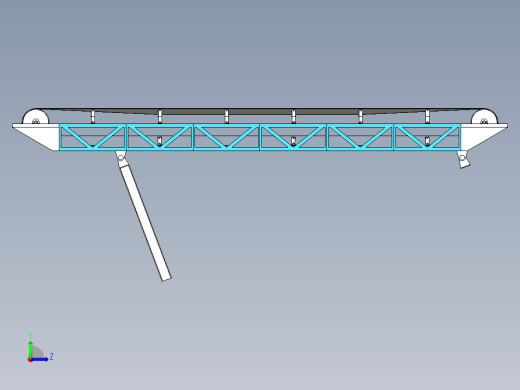 correia completa皮带输送机3D图纸 IGS格式左视缩略图