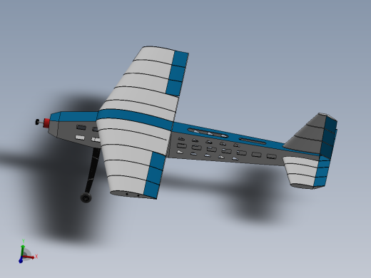 rc-plane-34遥控飞行模型3D图纸 STEP格式