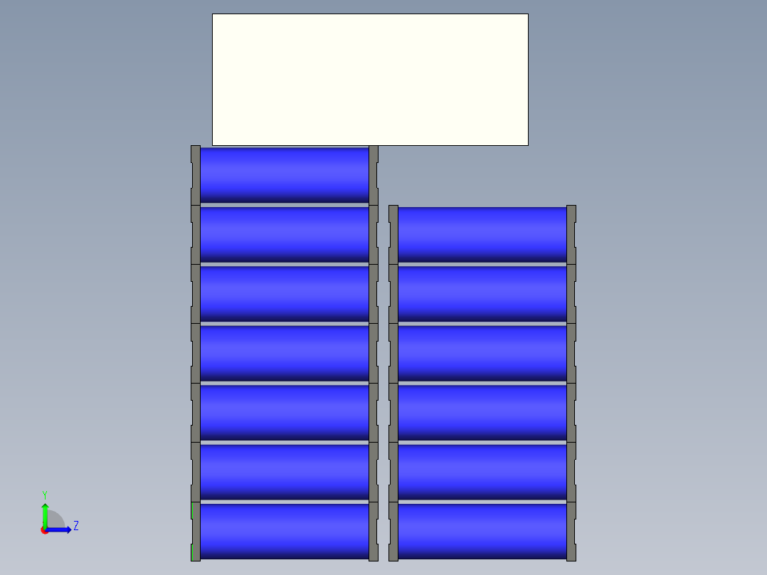 12V-48V电池组PACK样品箱体左视图