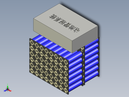 12V-48V电池组PACK样品箱体正等轴测缩略图