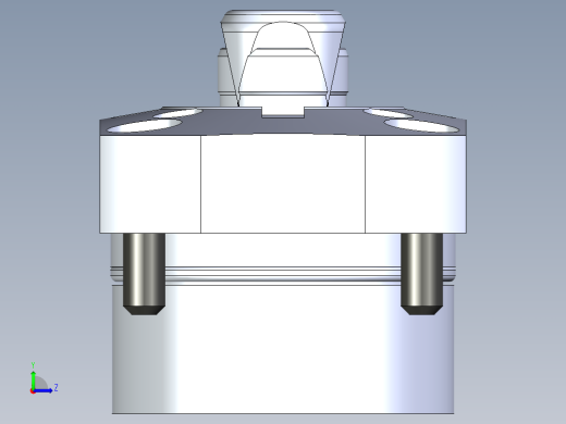 KOSMEKSFH2160-GN多系列多零件图纸模型左视缩略图