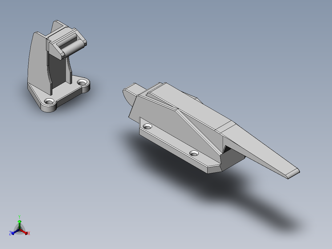 1178安全门锁[TSY1-0706-2G]正等轴测图