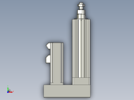 12VZ电动缸-VZ5-S50-BD前视缩略图