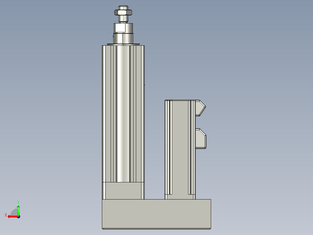 12VZ电动缸-VZ5-S50-BD后视图