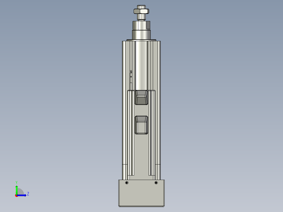 12VZ电动缸-VZ5-S50-BD左视图