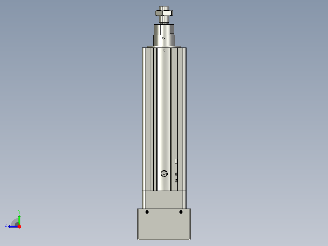 12VZ电动缸-VZ5-S50-BD右视图