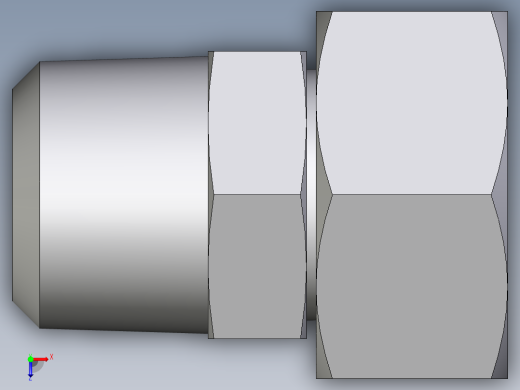 卡套式工业通用硬管接头EO_Swivel_connector_EGE25S1NPTCF俯视缩略图