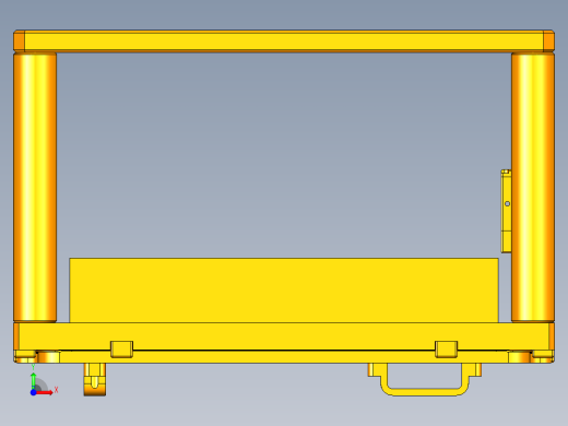 corse-cnc2笔记本CNC工装夹具三维模型前视缩略图