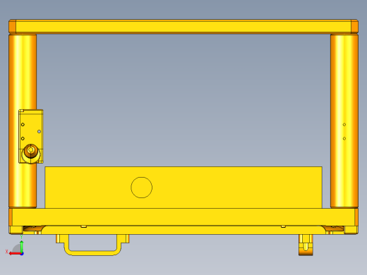 corse-cnc2笔记本CNC工装夹具三维模型后视缩略图