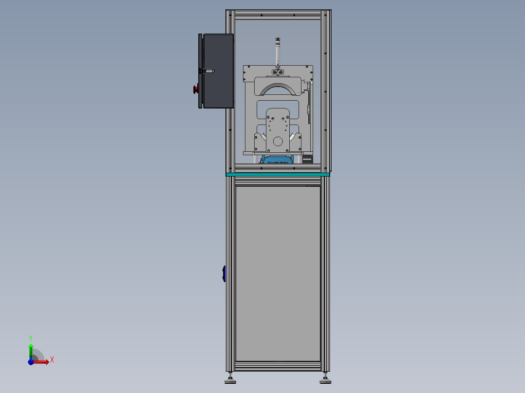 轮毂定子自动安装机sw21可编辑前视图