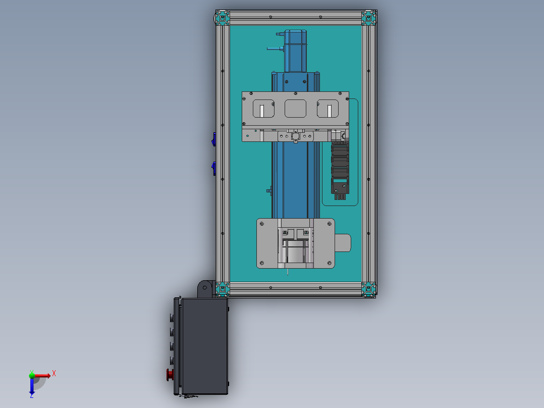 轮毂定子自动安装机sw21可编辑俯视图