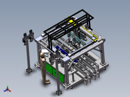 新能源模组PACK线电芯涂胶工站sw18