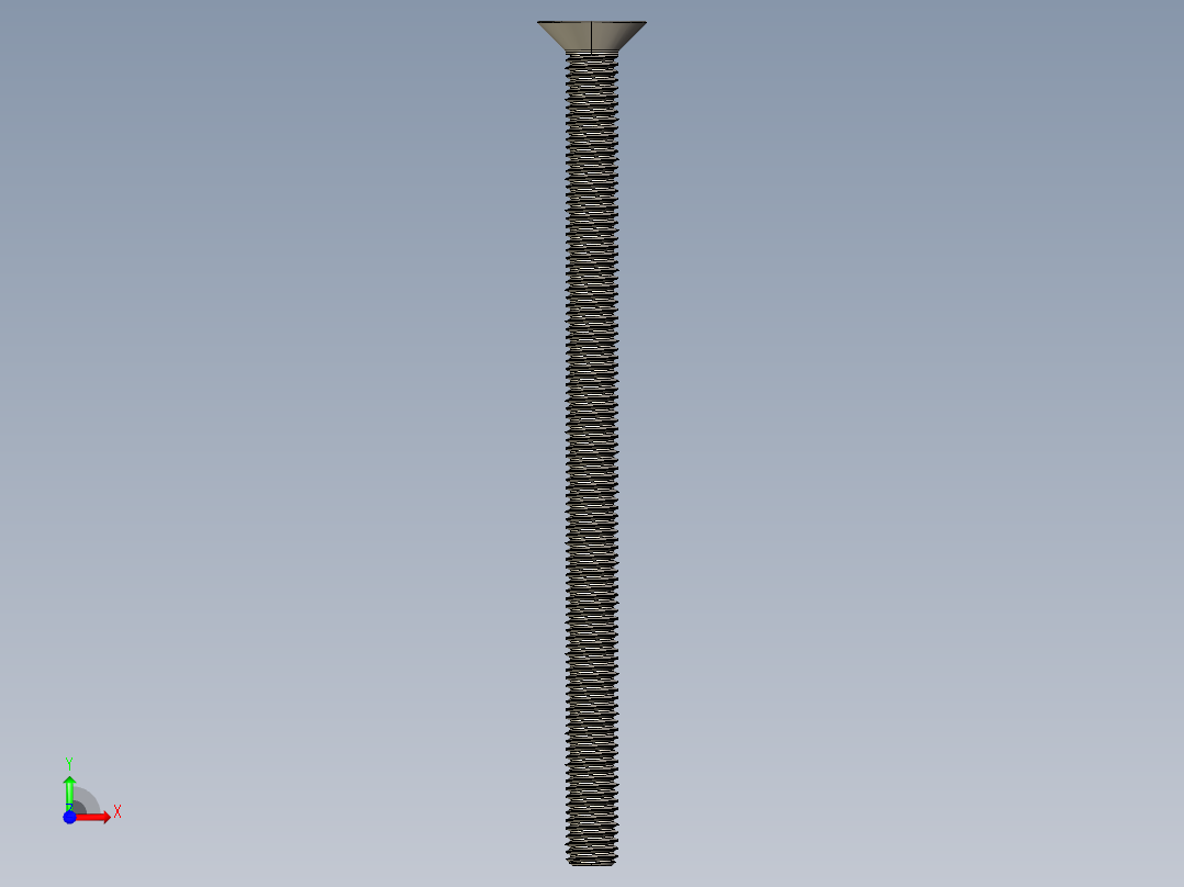 Screw_ISO_10642_M10x160_A2.STEP前视图