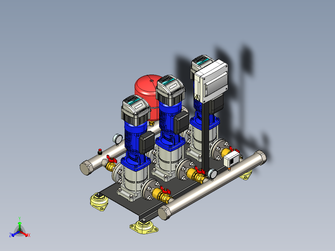 A2003959-多级离心泵e-SV系列的增压频率转换装置