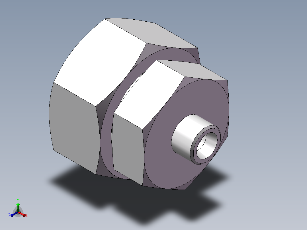 直通变径接头、2D-18-52主视图