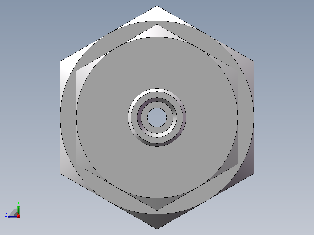直通变径接头、2D-18-52右视图