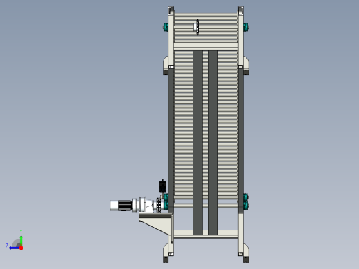 带动力滚筒输送线设计右视缩略图