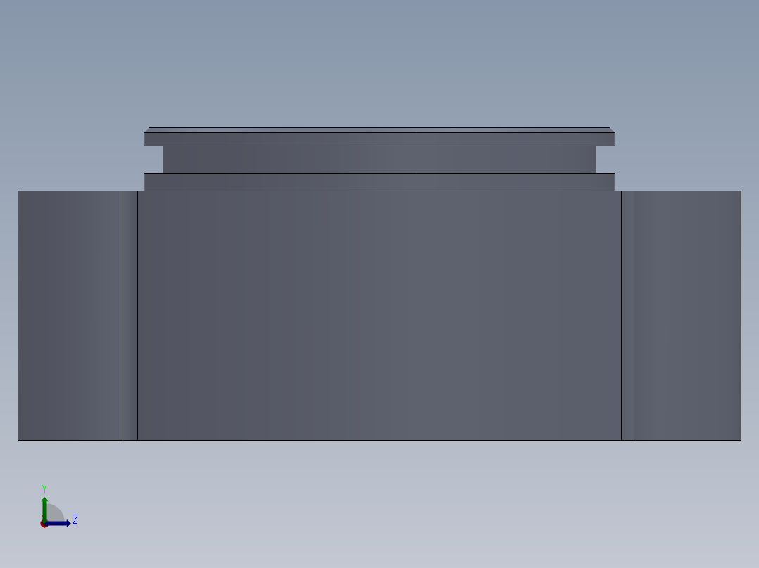 液压齿轮泵前法兰 (1)左视图