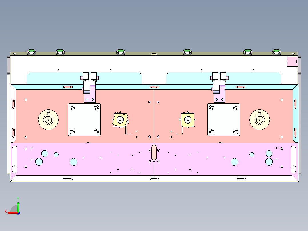 BM-520 垫片自动整形压平机后视图