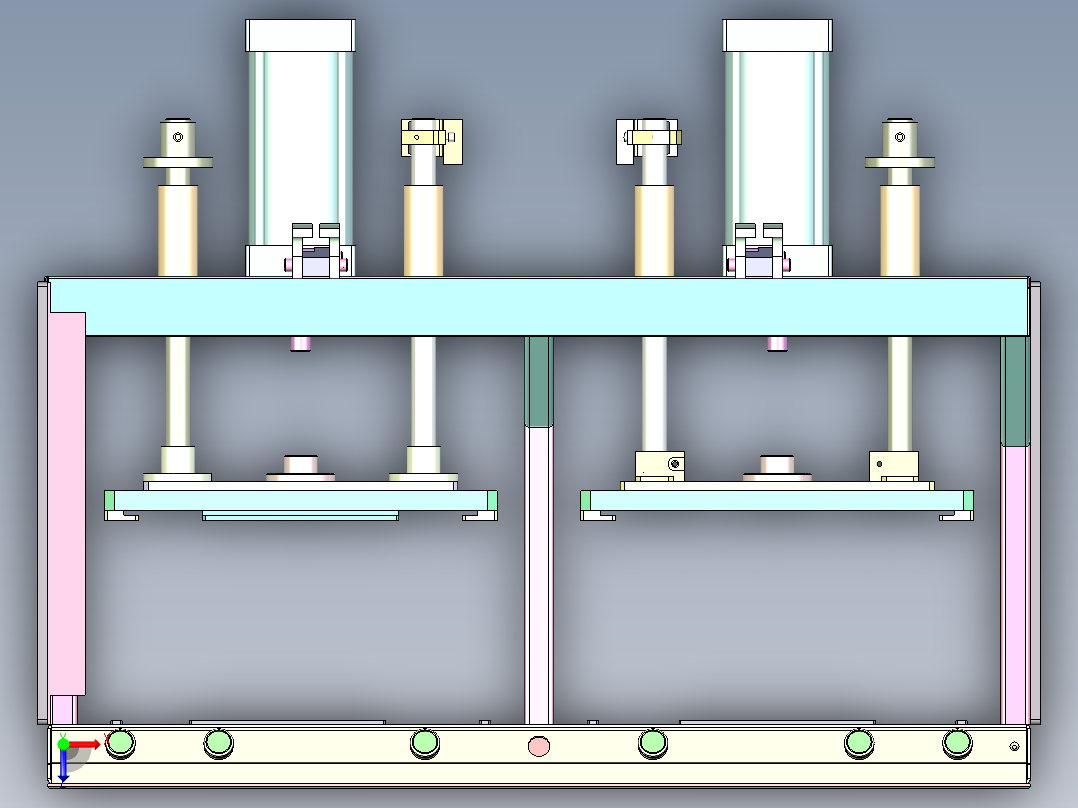 BM-520 垫片自动整形压平机俯视图