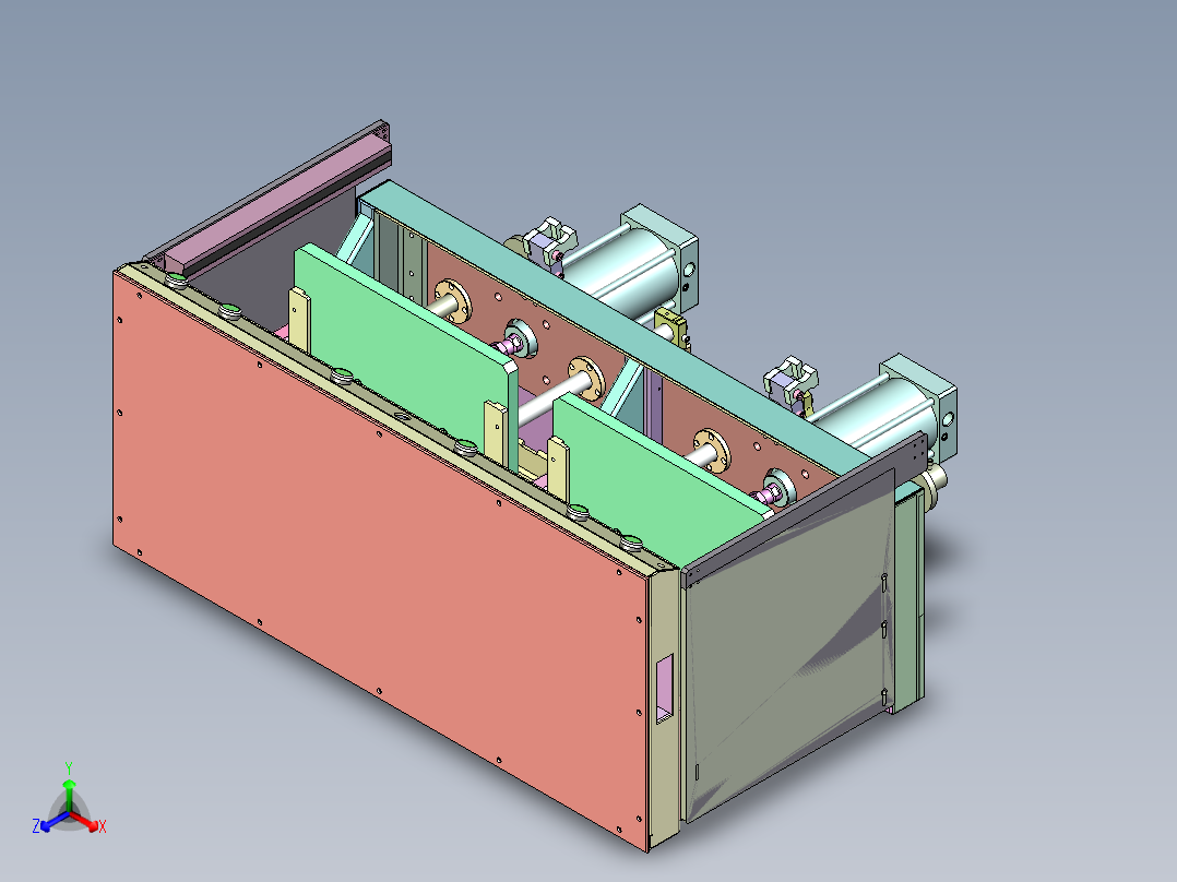 BM-520 垫片自动整形压平机正等轴测图