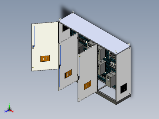 软启动plc组装柜 63686