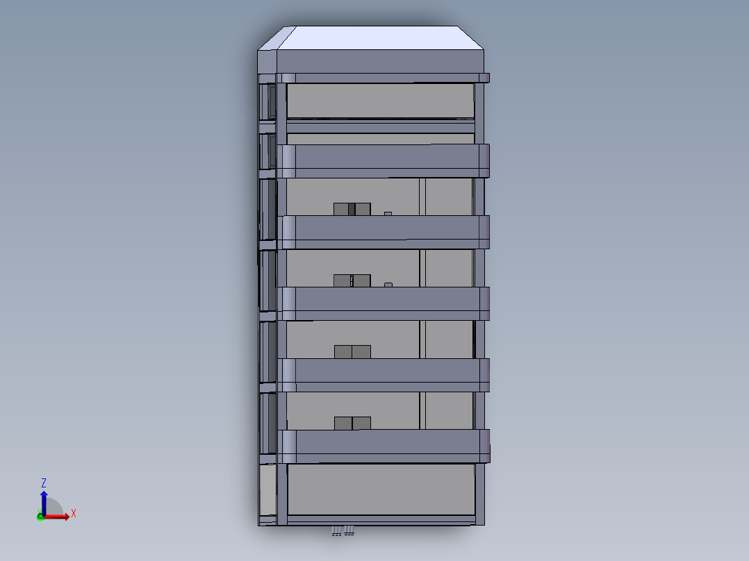 轿厢式电梯模型