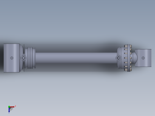 焊接式液压缸-200x100x756-mm-1.snapshot.1俯视缩略图