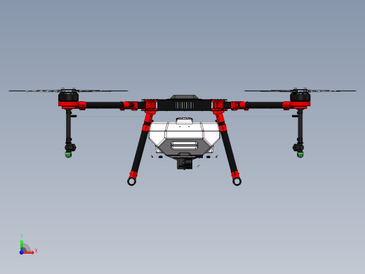 1500mm四旋翼植保无人机前视缩略图