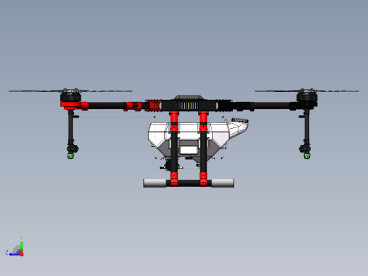 1500mm四旋翼植保无人机右视缩略图