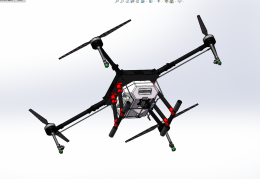 1500mm四旋翼植保无人机缩略图