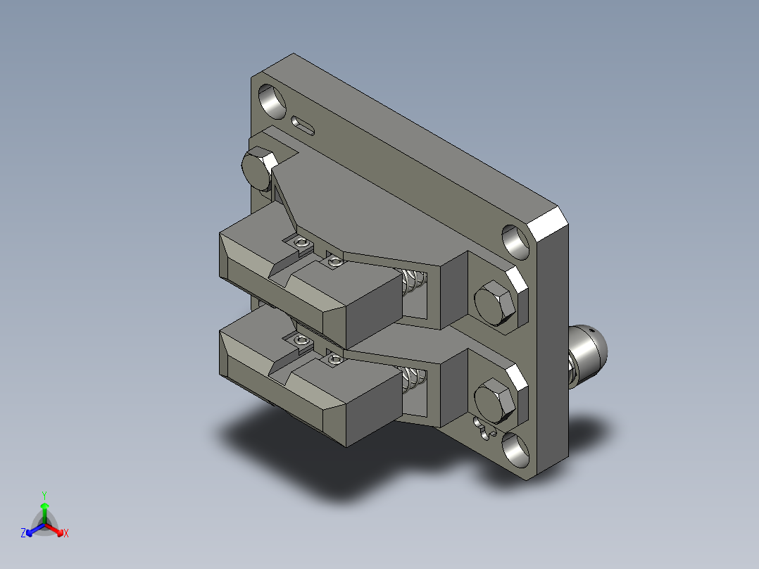 100A-135x105x15二极充电刷块充电间距40mm