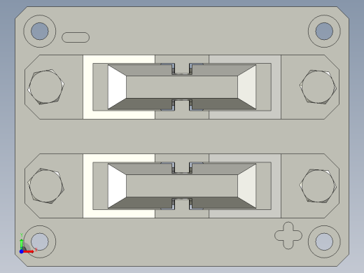 100A-135x105x15二极充电刷块充电间距40mm前视缩略图