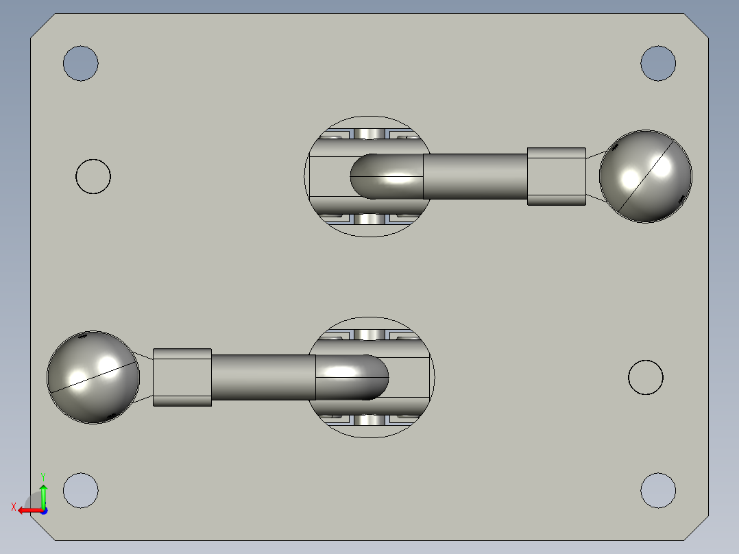 100A-135x105x15二极充电刷块充电间距40mm后视图