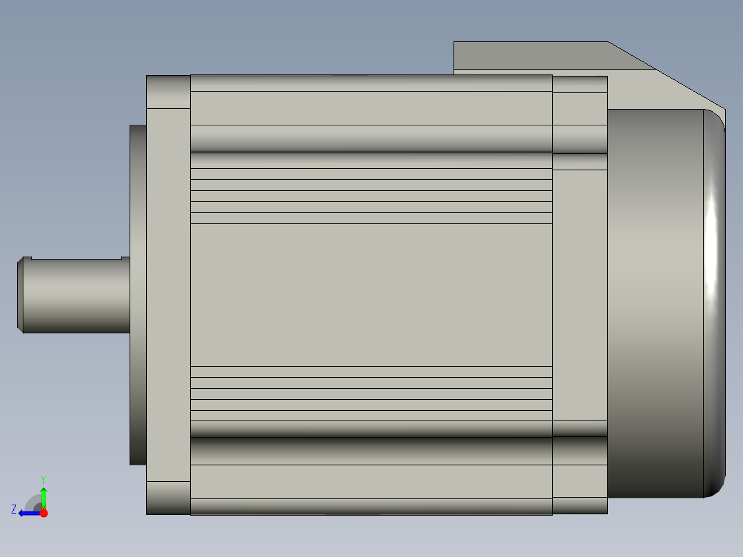凯阳无刷电机500W右视图