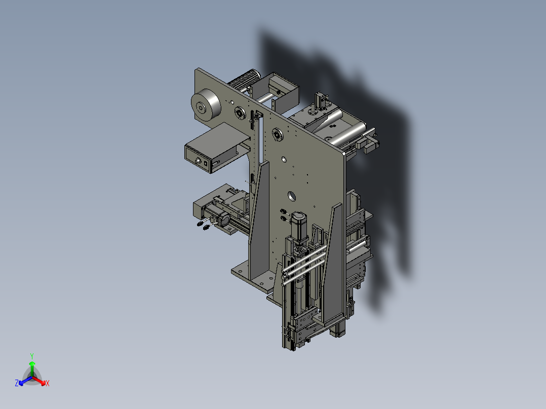 NM16076-01包膜机构正等轴测图