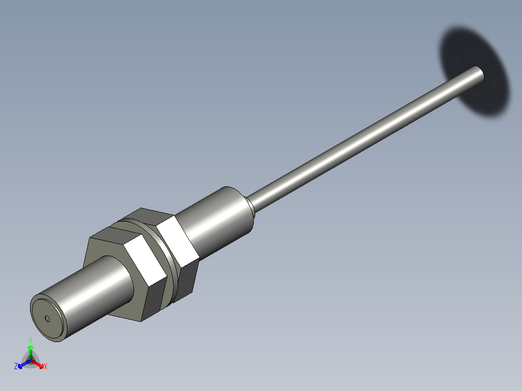 热熔接近开关GX-108MKA松下正等轴测图