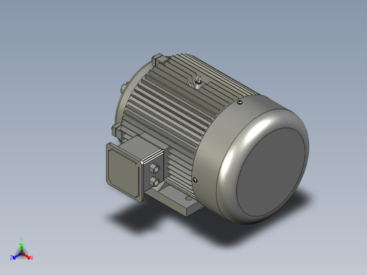 带底脚无凸缘电机80M