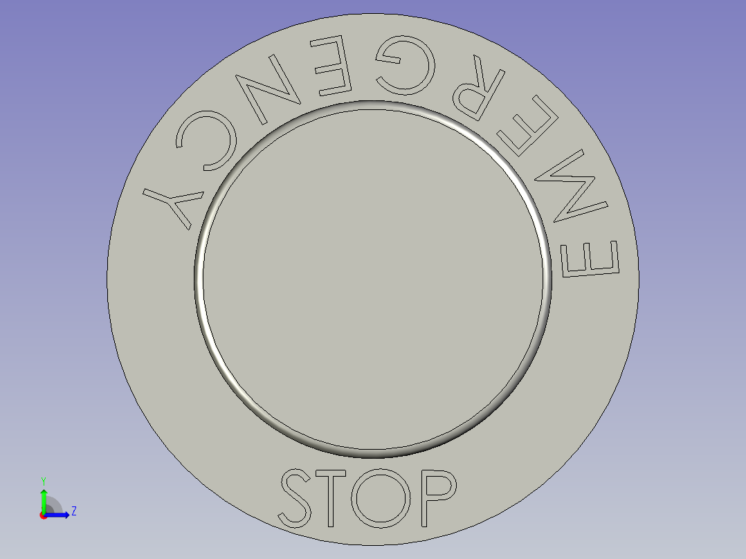 LA42天逸红色22急停开关左视图