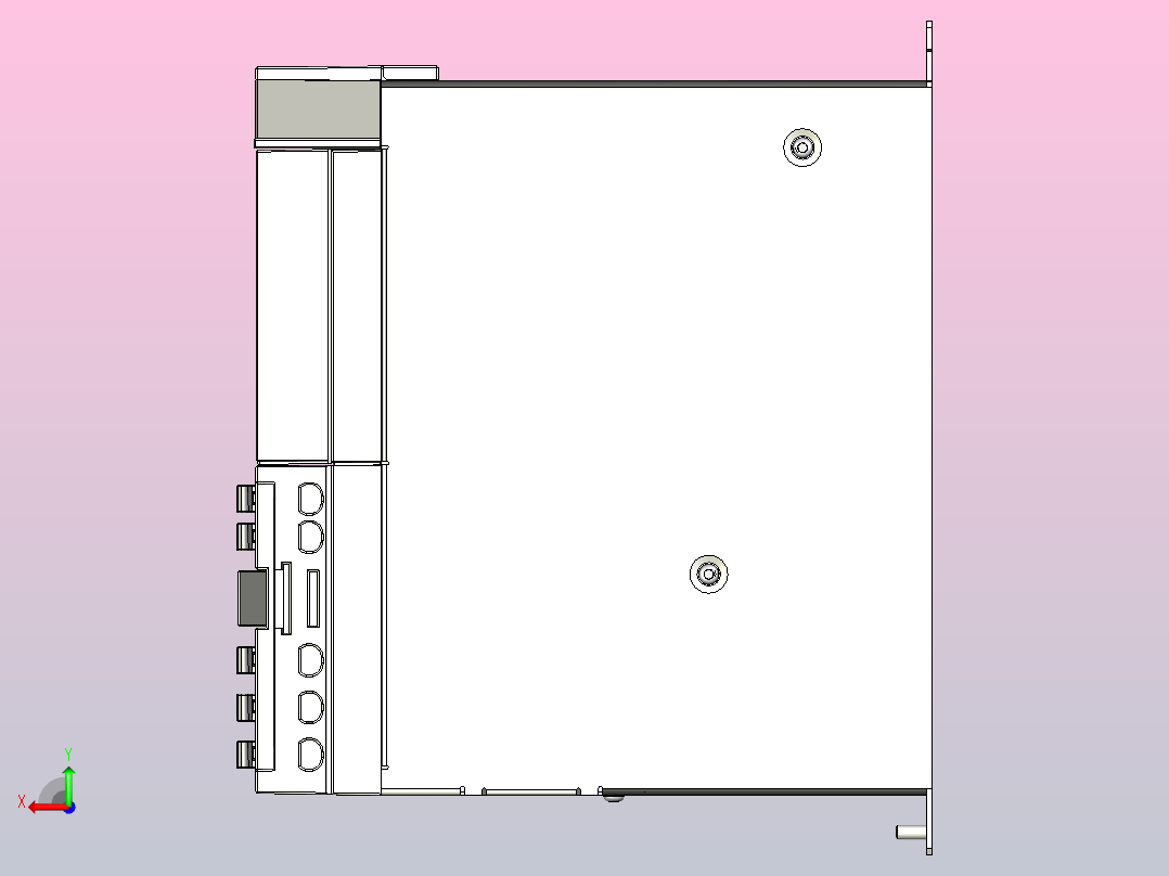AX8108倍福 伺服驱动器ax8000后视图