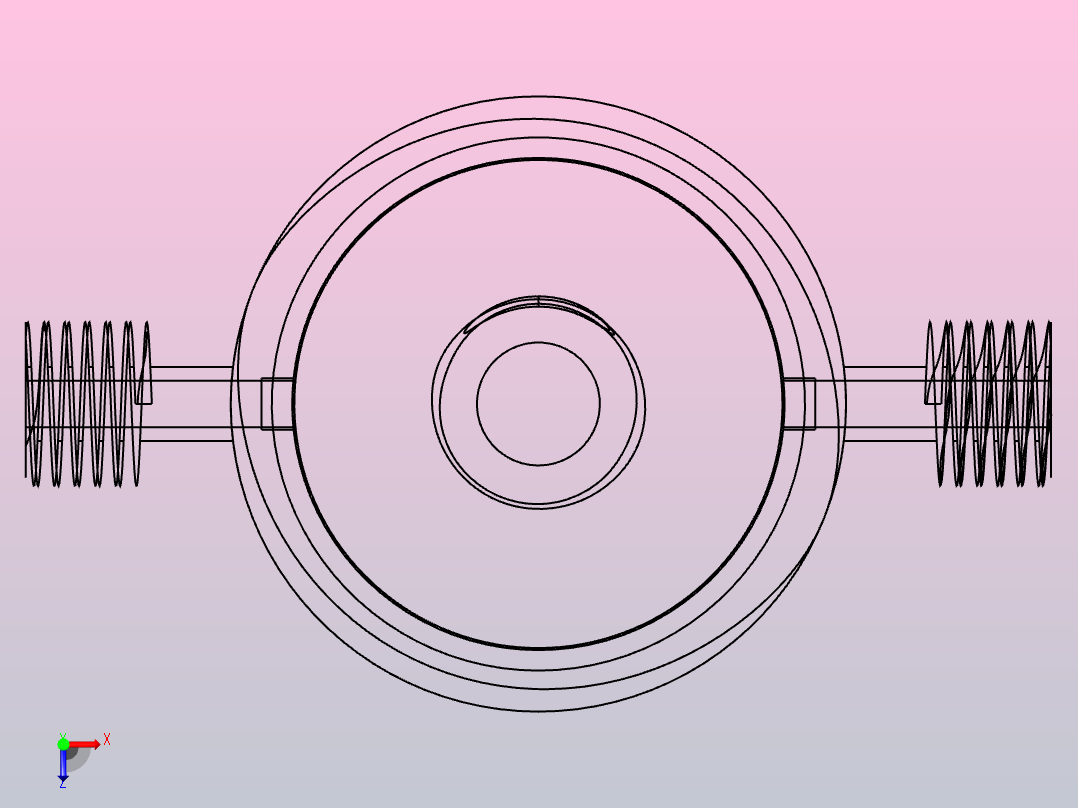 实验室废水处理系统俯视图