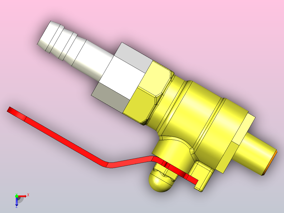 车床刀架结构俯视图