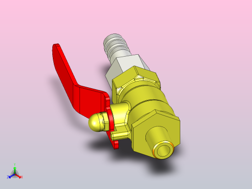 车床刀架结构正等轴测缩略图