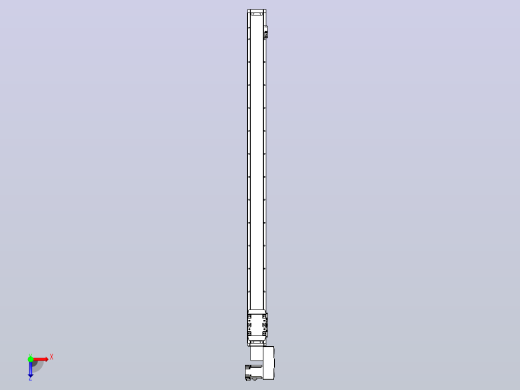 机器人皮带驱动直线轴TPA-GCB-80-P60-L1250-QR-M20-N3俯视缩略图