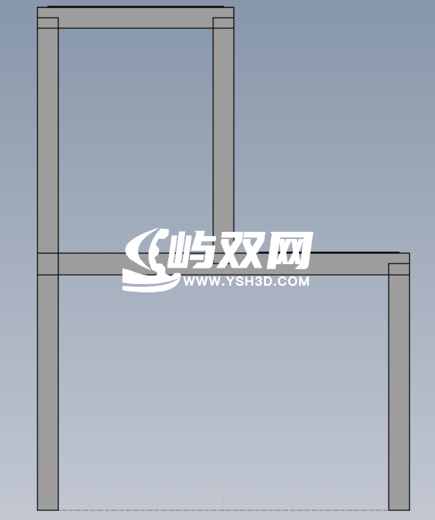 攀架三维模型