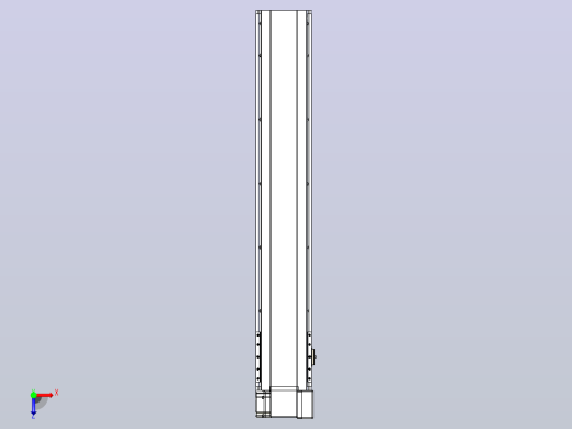 皮带直线轴半封闭可选导轨TPA-HNB-175D-140-L900-RP-C-P75-N3俯视缩略图