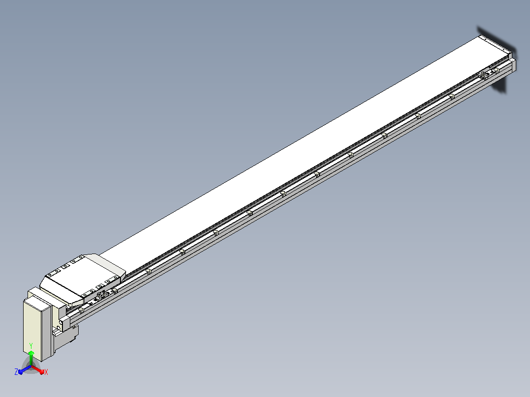 滚珠丝杠直线轴内置导轨TPA-GCR-170-2510C-L1700-MP-M75-N3主视图