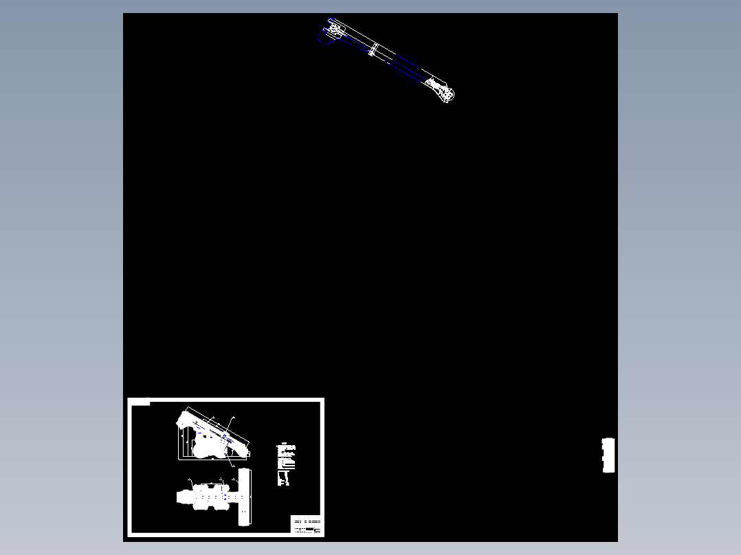 新型装载机装配图