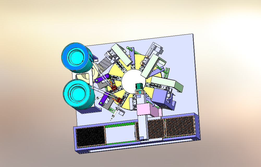 电子烟自动装配组装机含工程图sw14可编辑